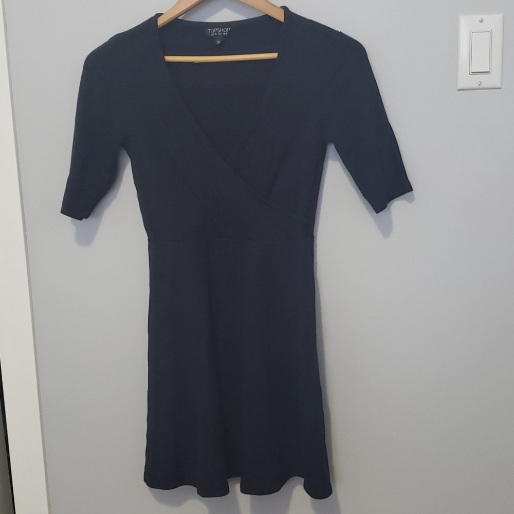 Top Shop faux wrap dress